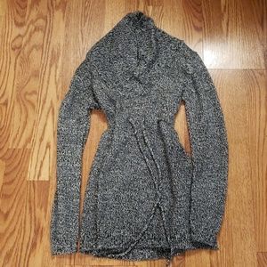 Maternity sweater with cowl neck